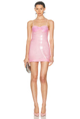 Mini Cami Dress with Balconette Bra Detail