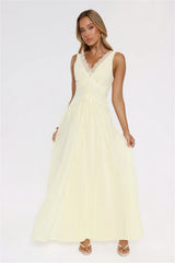 Robe longue Salted Glow jaune