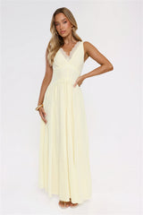 Robe longue Salted Glow jaune