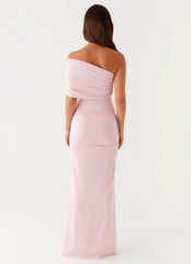 Robe longue Socialite - Rose