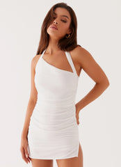 Annalisa Linen Mini Dress - White