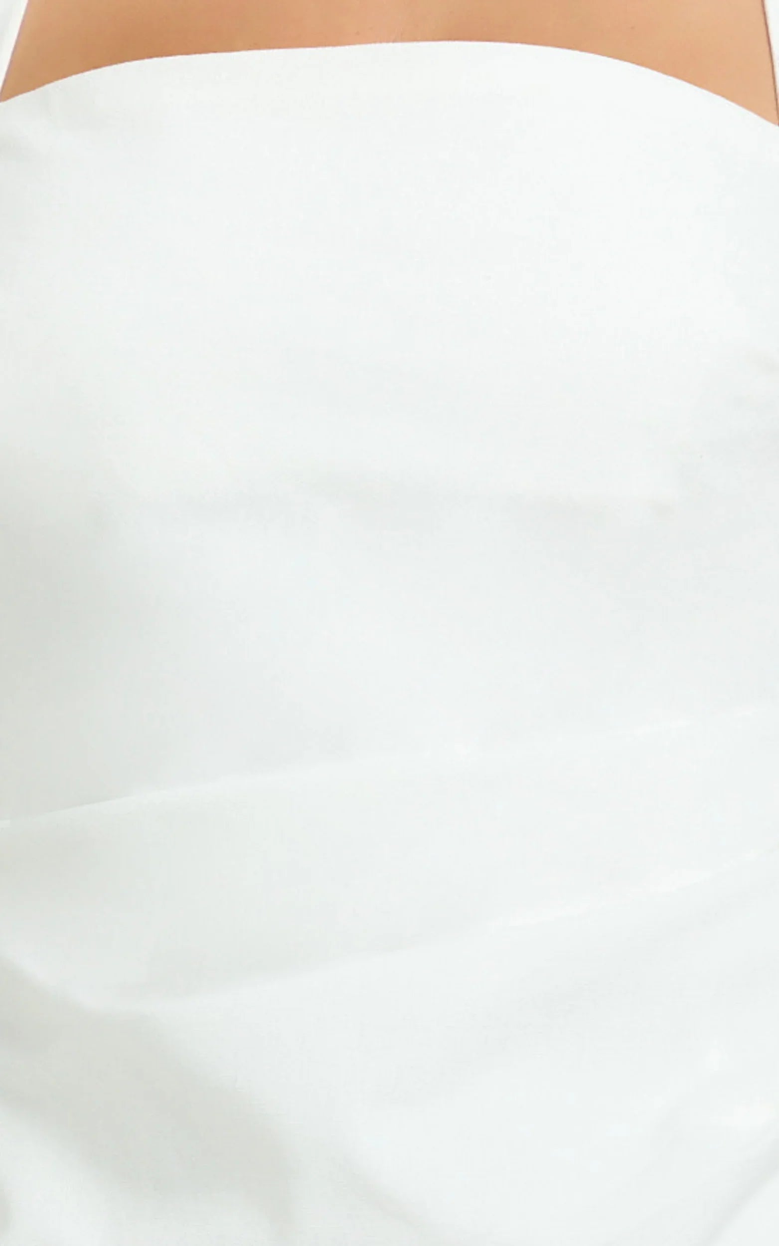 Tamika Mini Dress - Linen Mini Dress in Off White