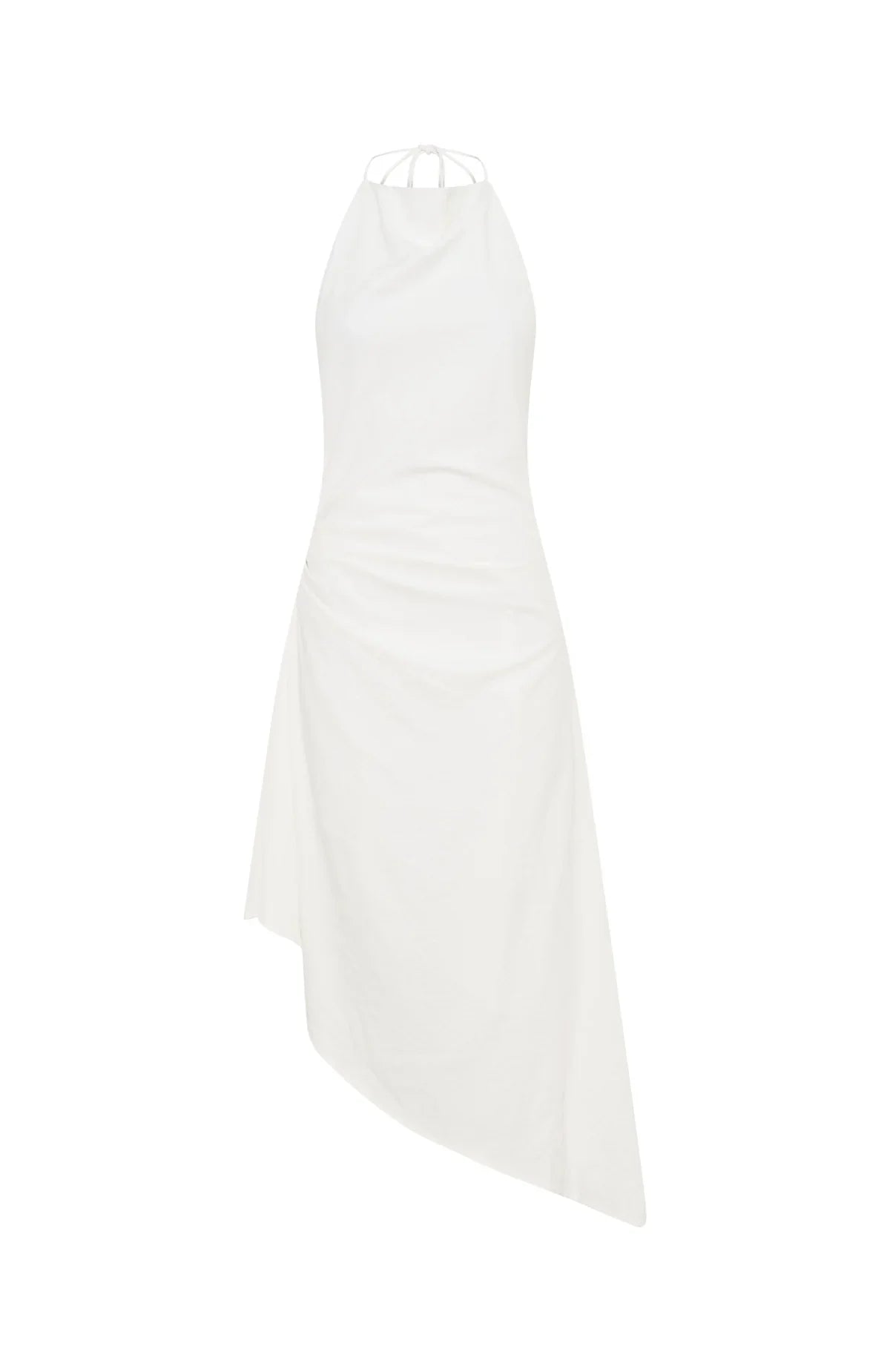 Robe Midi Halter Night Hustle Blanche