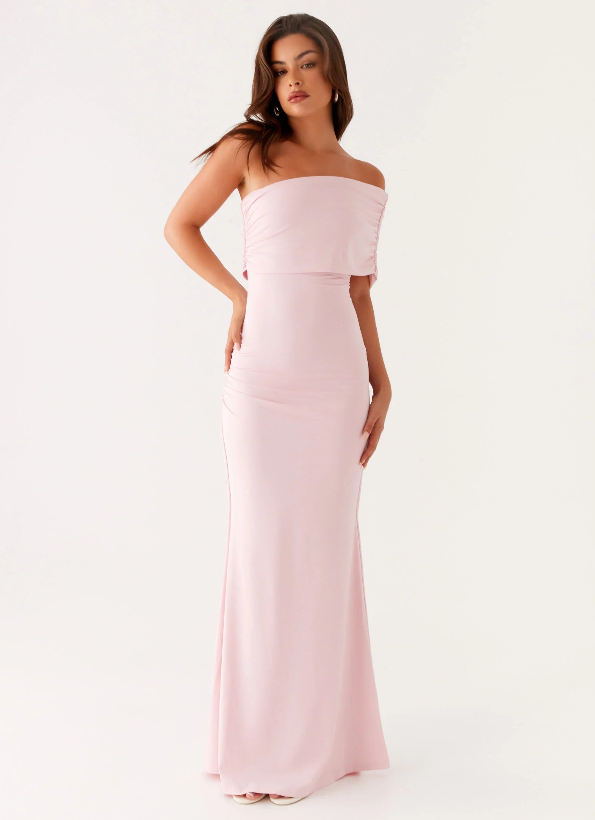 Robe longue Socialite - Rose