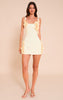 Robe Droite à Détails Floraux et Citrons