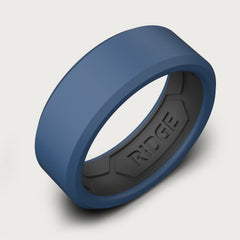 8mm Silicone Ring Set - Alpine Navy
