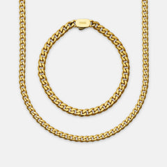 Curb Chain Kit - 18K Gold - Large