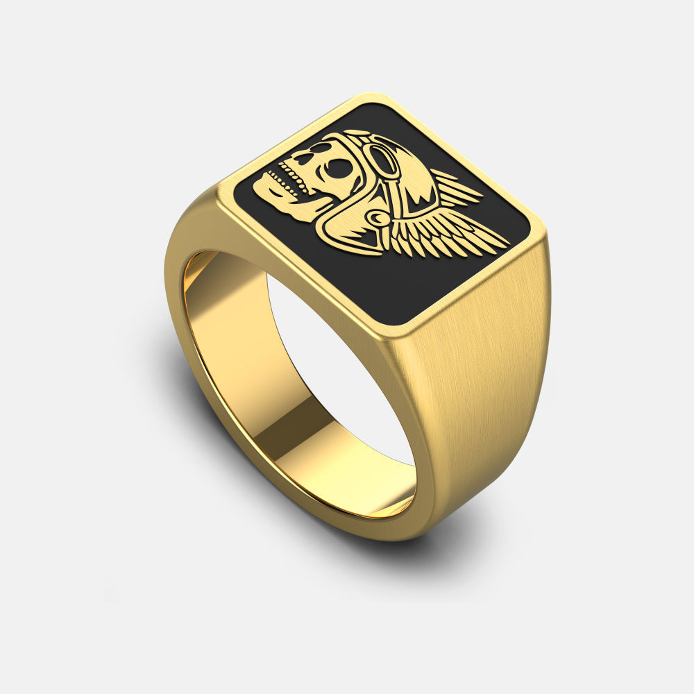 Godspeed Signet - 18K Gold