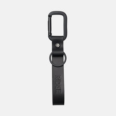 Ridge Keychain - Midnight Black Leather