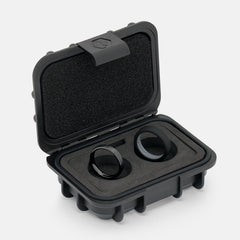 4mm Rounded Ring Set - Royal Black