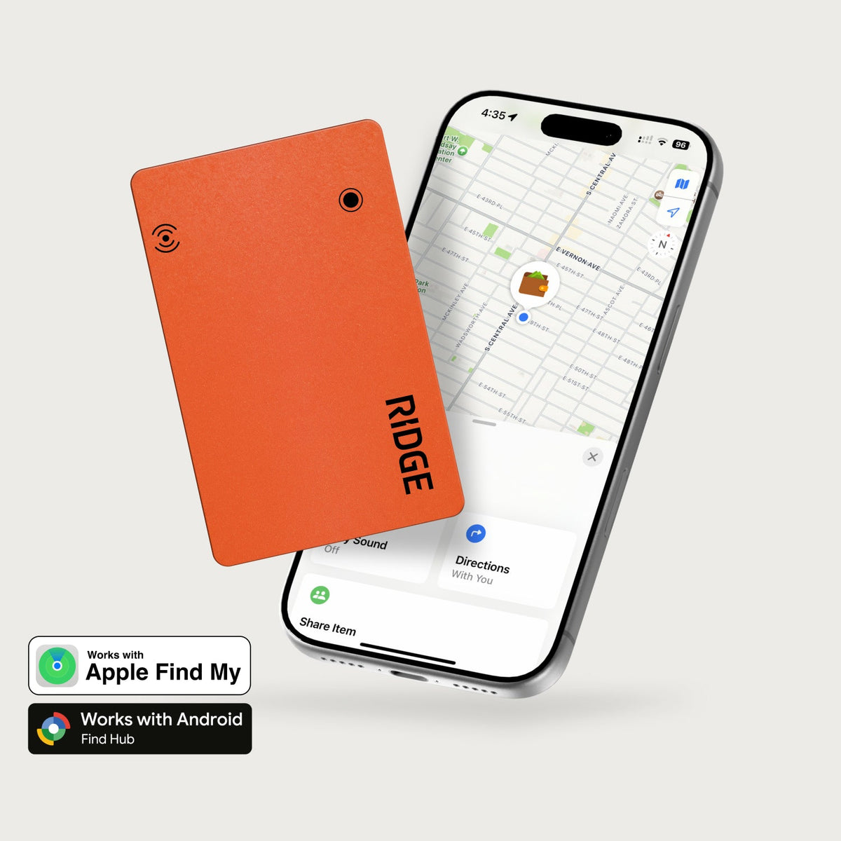Ridge Tracker Card - Basecamp Orange