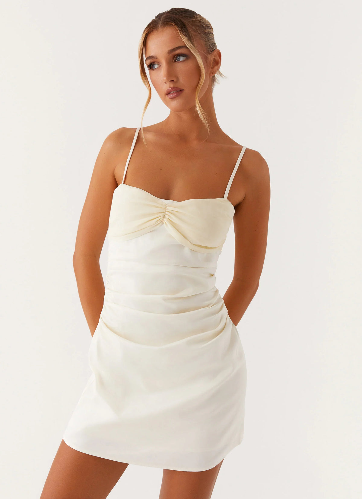 Mini robe Last Summer - Ivoire