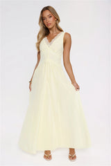 Robe longue Salted Glow jaune