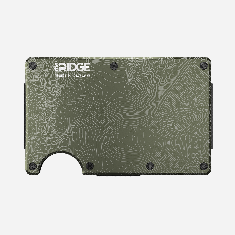 Ridge Wallet - Mount Rainier